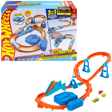 Hot Wheels Track Creator Boosted Jump Speedway Set Toy Car