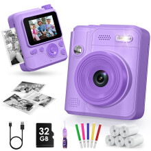 Gofunly Kids Camera Instant Print Funny Toys for Girls Boys Ages 38