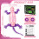 Pink Wall Climbing Lizard Toy Rechargeable Remote Control Robot Toy for Kid 2