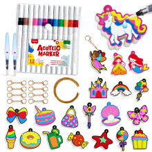 JoyCat 3D Art Kit MessFree Painting Crafts for Kids