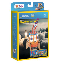 National Geographic Build Your Own Blast Off Rocket Educational Kit Age 5 1