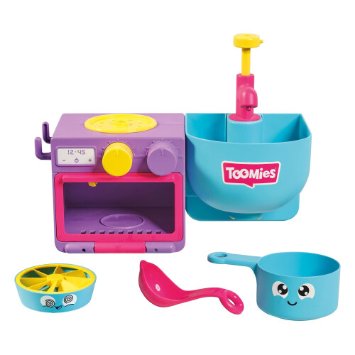 TOMY Toomies Bubble  Bake Bath Toy  Kitchen Bubble Maker Toddler 18M