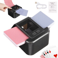 Automatic Card Shuffler Rechargeable for 12 Decks 2000 mAh Built in Battery