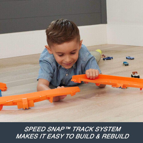 Hot Wheels Hot Wheels Track Creator Boosted Jump Speedway Set  Toy Car 2