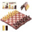Snocyo Chess Set and Draughts 2 IN 1 Folding Chess Board Set Magnetic Chess 1