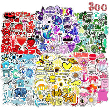 300 Pcs Cute Coloured Stickers for Adults Children Teens Teacher Reward Pri