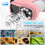 4K Kids MicroscopesPortable Mini Pocket 1000X Handheld Microscope 4