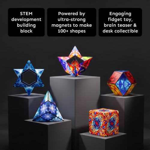 Shashibo DODECA Magnetic Puzzle Cube Stress Relief Fidget Toy 1