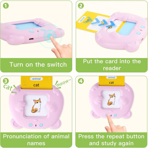 Felly Talking Flash Cards for Toddlers Early Educational Learning Toys for 1