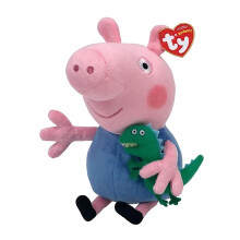Ty Beanies George 10 Peppa Pig Beanie Baby Soft Plush Toy Collectible Cud
