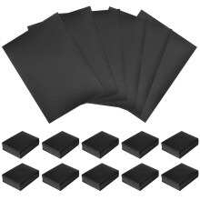 ViEinkaufen 500 Pcs Soft Card Sleeves 66 x 91 mm Trading MTG Sleeves Black
