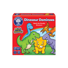 Orchard Toys Dinosaur Dominoes Mini Game Travel Activity for Kids Age 3