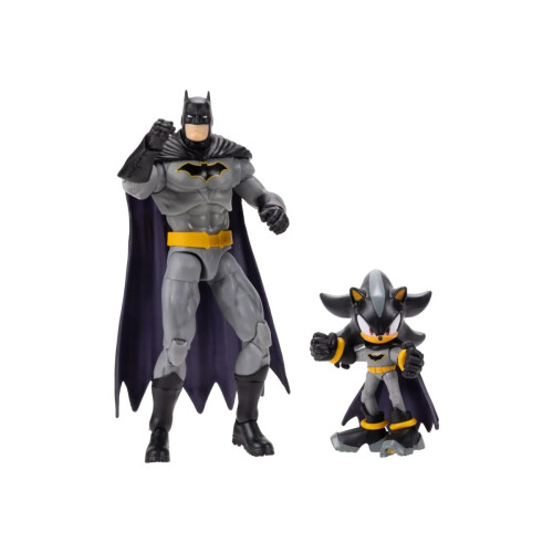 Sonic The Hedgehog DC x Sonic Shadow 6cm  Batman 13cm Action Figure Multipack 1