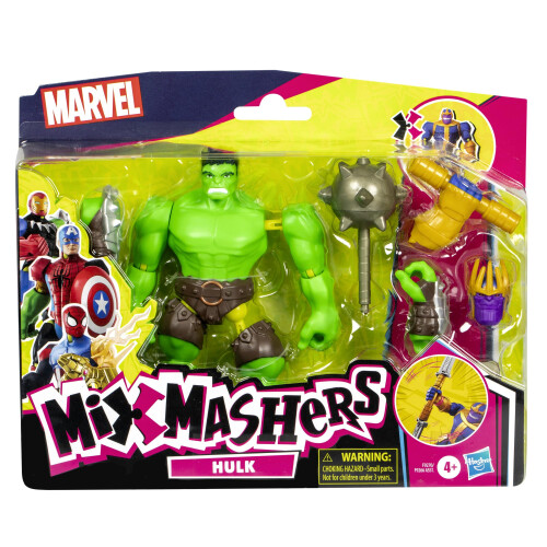 Marvel AVENGERS MixMashers Marvel Hulk Custom Deluxe MixAndMatch Action Figure  Ac 1