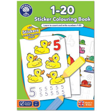 Orchard Toys 120 Sticker Colouring Sticker Book Educational Colouring Book