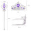 Vicloon Princess Tiara, 2PCS 2