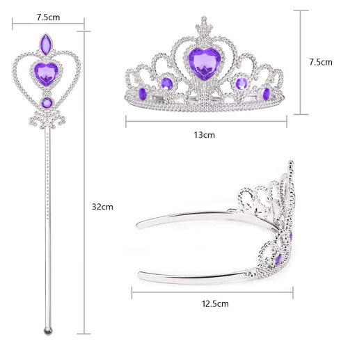 Vicloon Princess Tiara, 2PCS 1