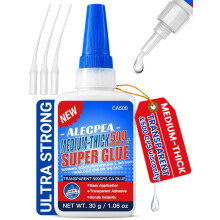 ALECPEA Medium CA Glue 30g for Woodworking