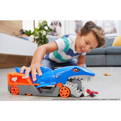 Hot Wheels Hot Wheels Shark Chomp Transporter  Includes 164 Vehicle 1