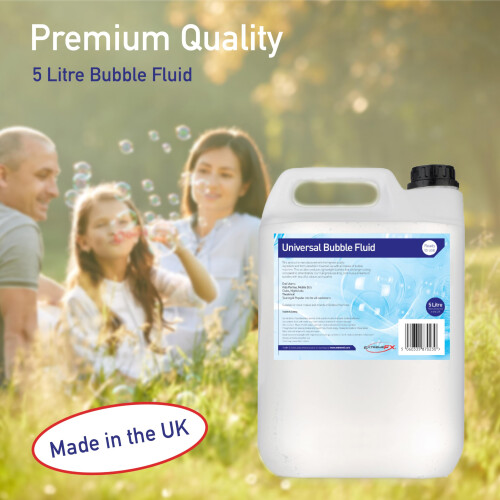 Bubble Fluid Premium Quality 5 Litres Kids Solution for Machine Liquid UK M 2