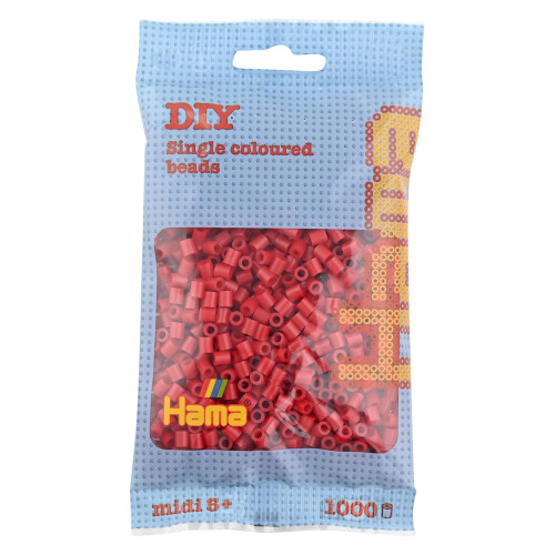 Hama Hama 20722 Beads  Dark Red 1000 Midi Beads