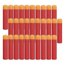 YAAVAAW 30Pcs Big Red Mega Bullets Foam Darts95cm Refill Large Bullets Mega