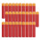 YAAVAAW 30Pcs Big Red Mega Bullets Foam Darts95cm Refill Large Bullets Mega 1