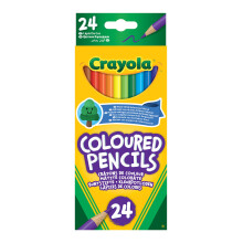 CRAYOLA Colored Pencils 24ct Presharpened Coloring Pencils for Kids Assorte