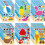 12 pcs Colorful Summer DIY Make a Face StickersMake Your Own Personalized C 1