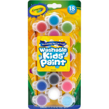 CRAYOLA 18ct Washable Kids Paint Pots