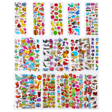 FNGEEN Puffy Stickers for Kids Toddlers Small Children Sticker Pack 24 Shee