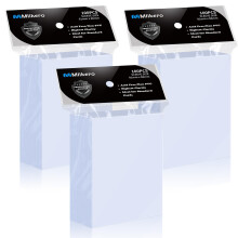 Mlikero 300 Pcs Clear Card Sleeves Standard Size Trading Card Sleeves Cards