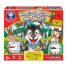 Orchard Toys Whats the Time Mr Wolf Game for Kids Age 5 Learning Game