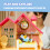 Bluey Bluey Mini Home Playset Compact House Playset With Carry Handle Three Diffe 4