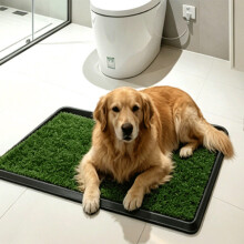 Large Pet Dog Toilet Mat Indoor Restroom Training Grass Potty Pad Loo Tray
