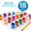 Crayola CRAYOLA 18ct Washable Kids Paint Pots 2