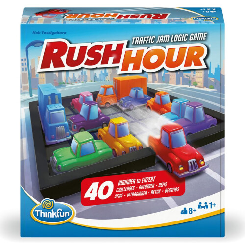 ThinkFun ThinkFun Rush Hour Logic Game for Kids Age 8 1
