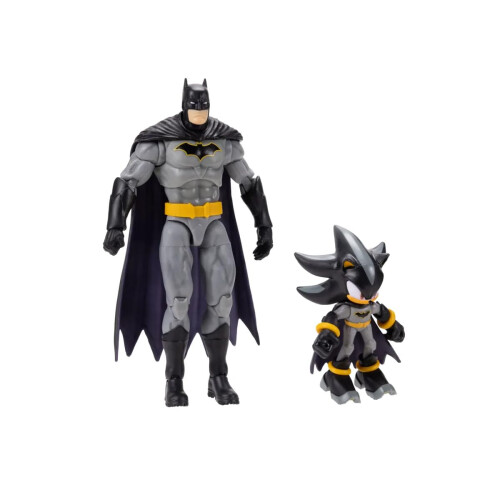 Sonic The Hedgehog DC x Sonic Shadow 6cm  Batman 13cm Action Figure Multipack 2