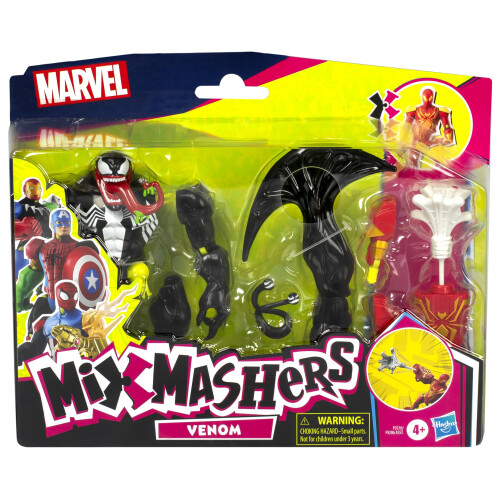 Marvel SPIDERMAN MixMashers Marvel Venom Custom MixAndMatch Deluxe Action Figure 1