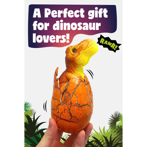 Keycraft Nurchums Dinosaur Hatching Egg – TRex Growing Toy SelfHatching Egg 2