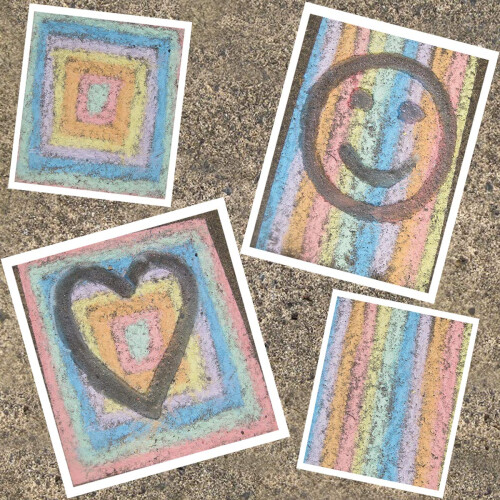 Bright Ideas Giant Colourful Playground Chalk Assorted 20 chalks 10cm BI798 2