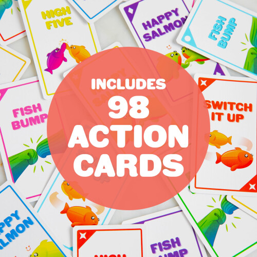 Exploding Kittens Exploding Kittens Happy Salmon 38 Players Ages 6 Group Card Game 2