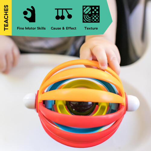 baby einstein Baby Einstein Sticky Spinner Booster  High Chair Activity Toy Rattle Sensor 2