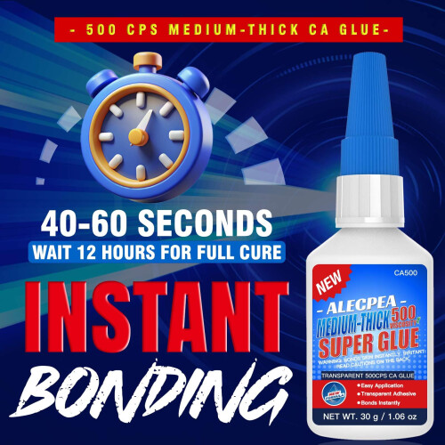 ALECPEA Medium CA Glue 30g for Woodworking 1