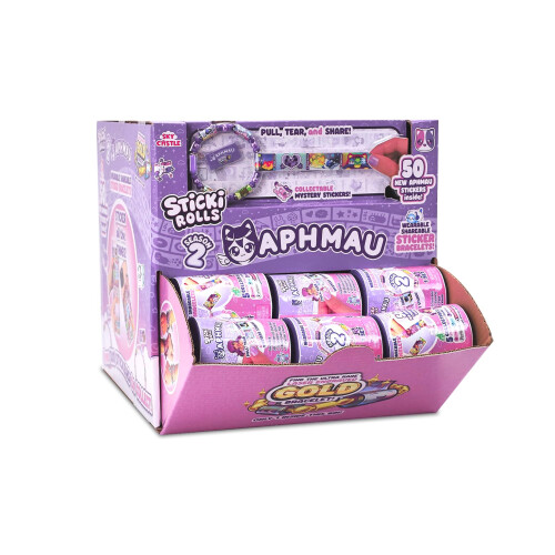 Sticki Rolls X Aphmau S2 Capsules  Surprise Blind Pack Includes 50 Stickers 1