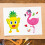 12 pcs Colorful Summer DIY Make a Face StickersMake Your Own Personalized C 5