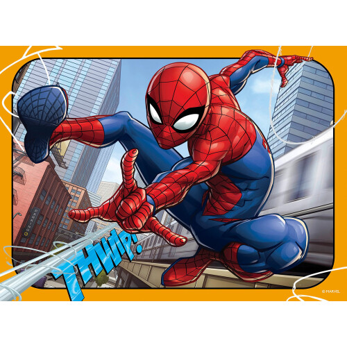 Ravensburger Ravensburger Children Puzzles Marvel SpiderMan 4 in Box  Ages 3 1