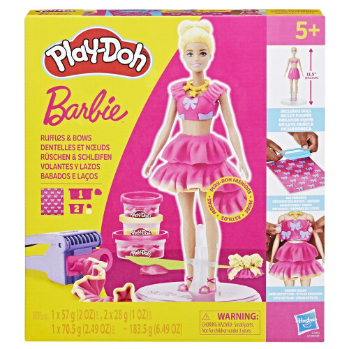 Play-Doh PlayDoh Barbie Ruffles and Bows Doll Set
