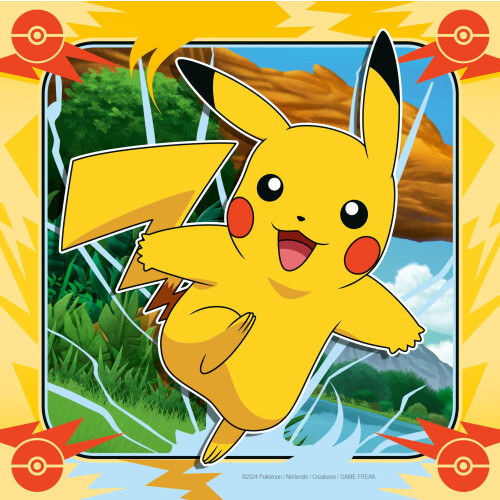 Ravensburger Ravensburger Children Puzzles Pikachu Charizard and Eevee  Ages 5 1