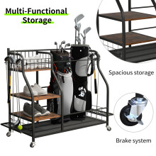 Golf Bags Organizer Sports Equipment Shelves